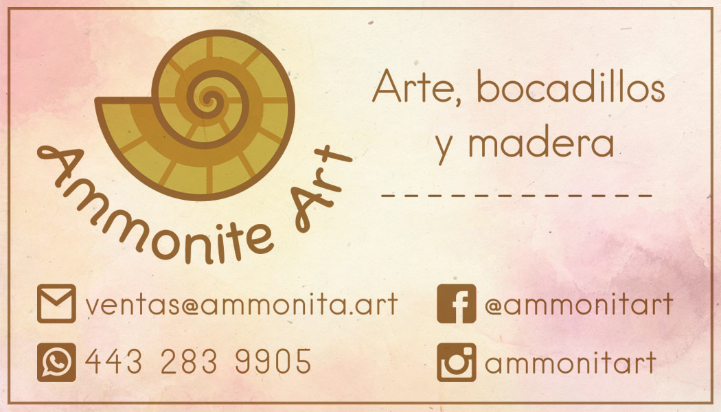 Ammonite card front